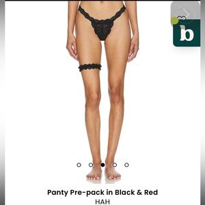 We Are Hah - String Thong in Navy Blue